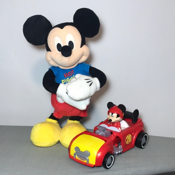 Disney Other - Mickey Mouse Hot Dog Dance and Roadster Racer toys